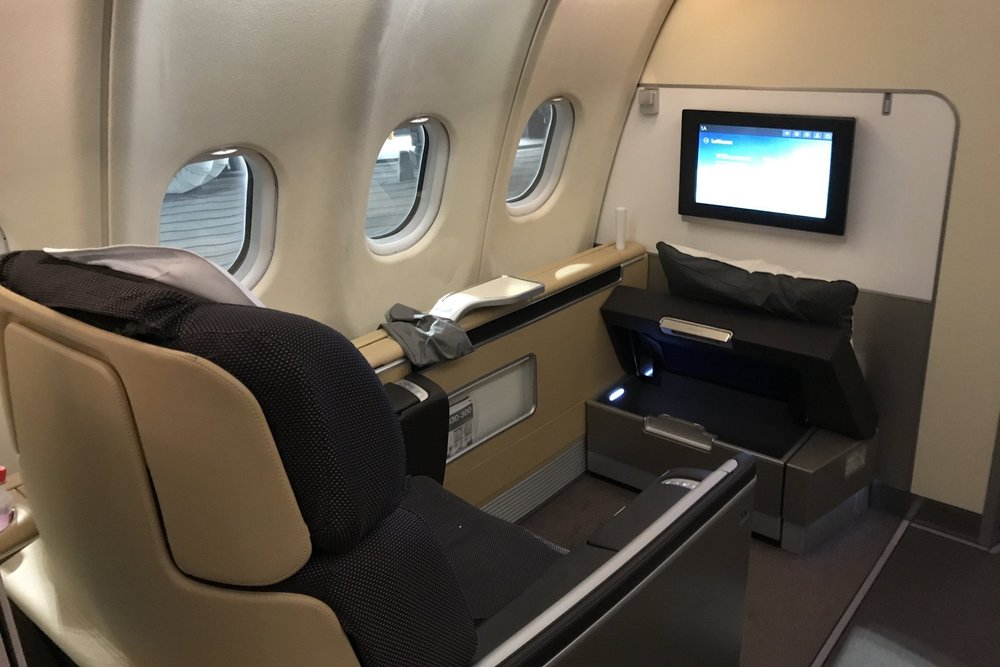 Lufthansa First Class – Seat 1K