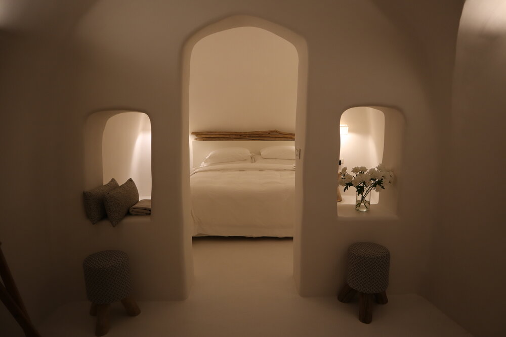 Mystique Santorini – Wet Allure Suite bedroom