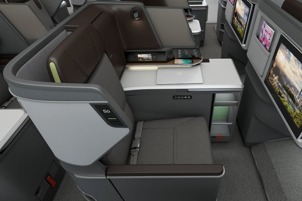 EVA Air 787 business class