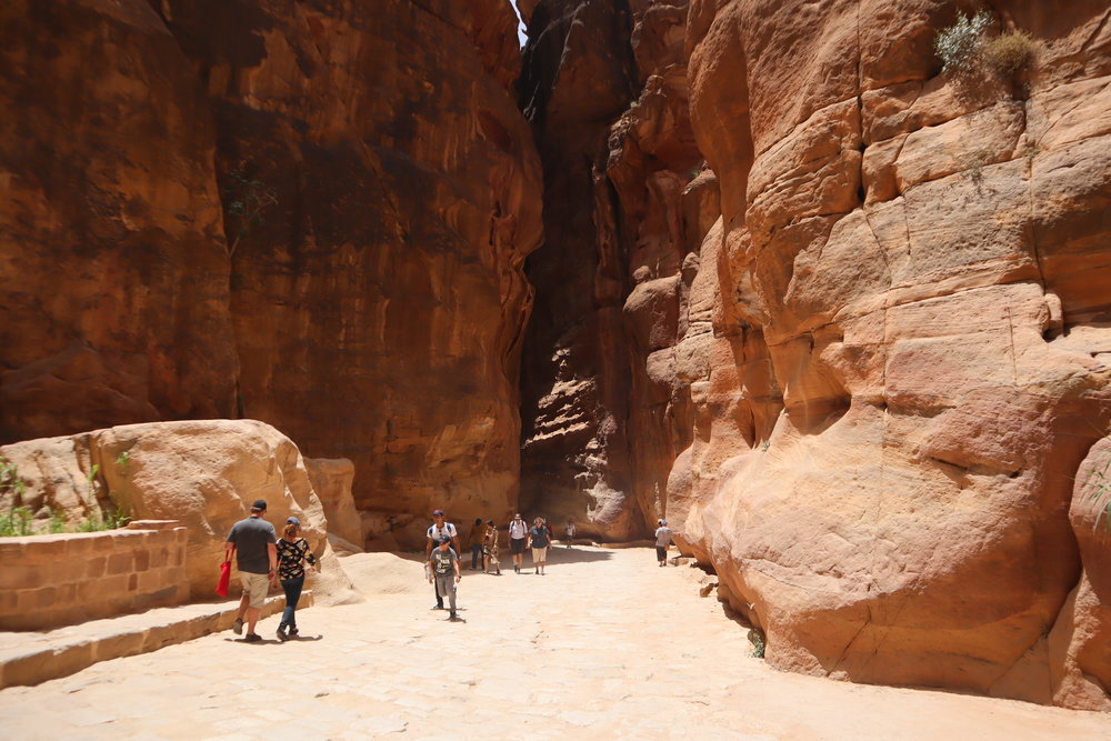 Petra, Jordan – Entrance to the Siq