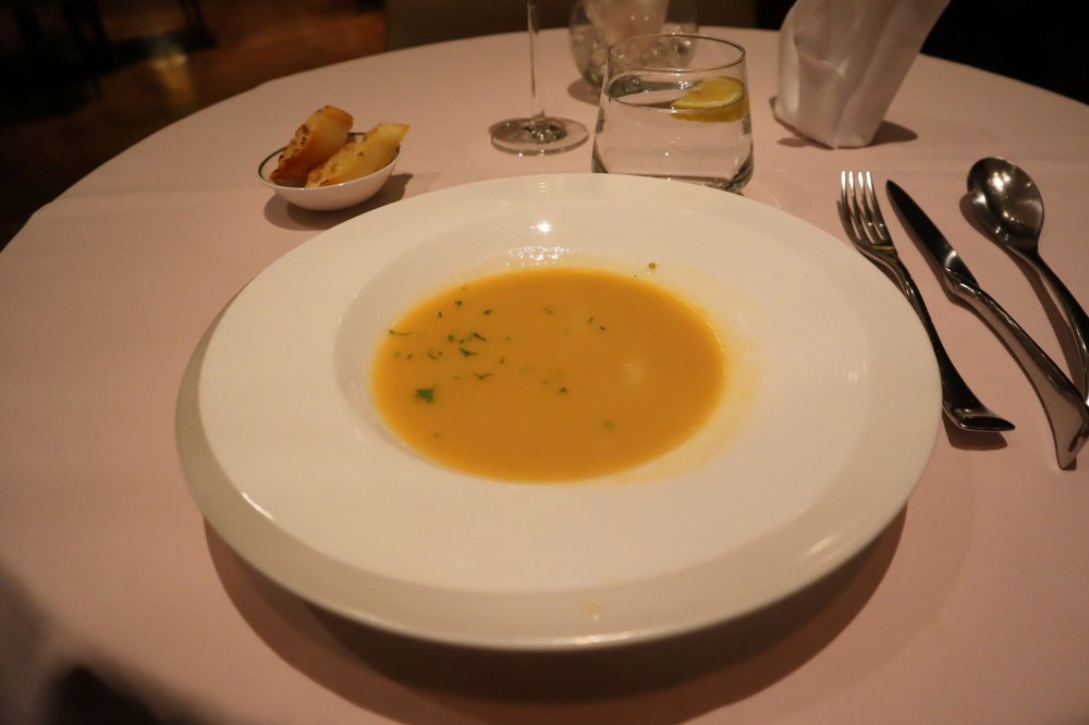 The Private Room by Singapore Airlines – Cream of sweet corn soup