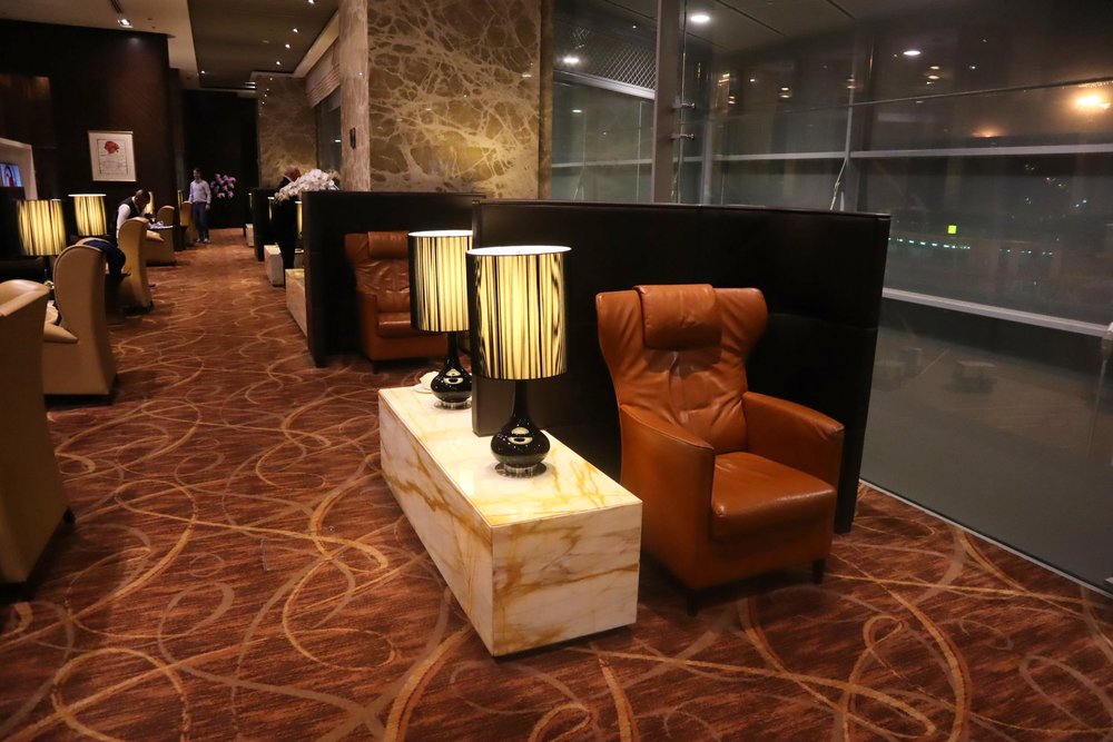 The Private Room by Singapore Airlines – Seating area