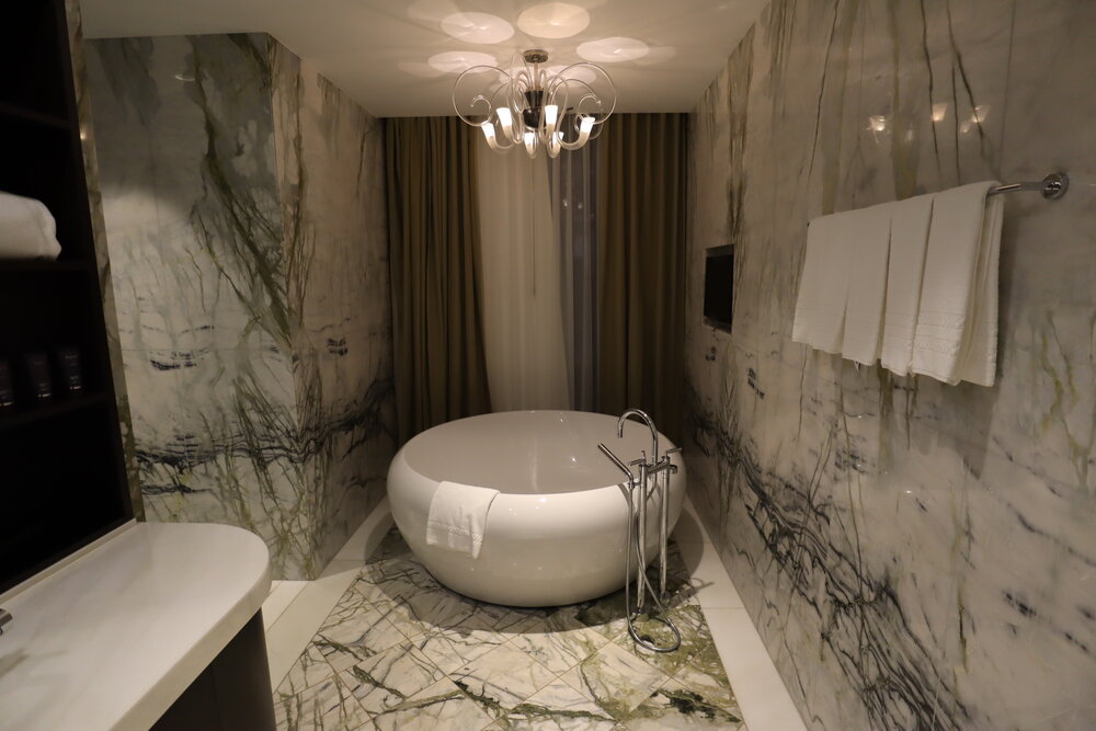 The Ritz-Carlton, Almaty – Club Suite bathtub