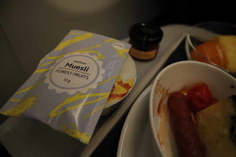 SAS business class – Swedish muesli