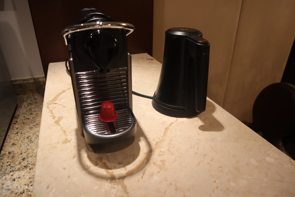 Sheraton Oman – Studio Suite coffee machine