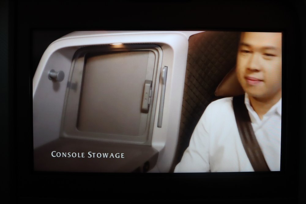 Singapore Airlines 787-10 business class – Seat features video