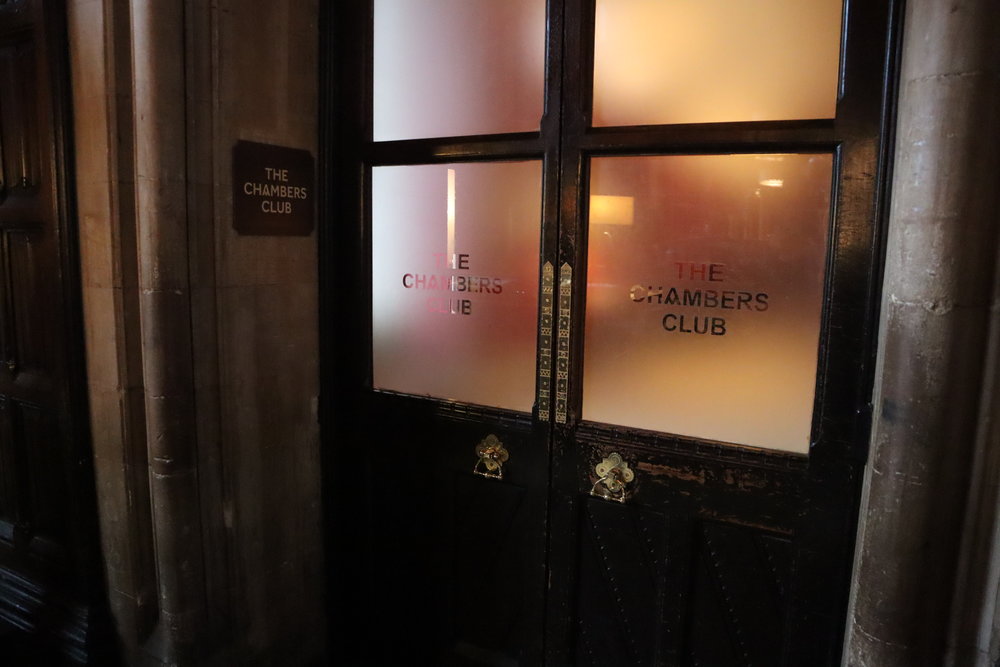 St. Pancras Renaissance Hotel London – Chambers Club entrance