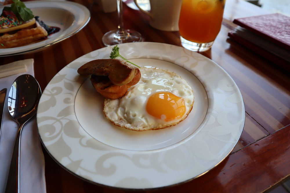 St. Regis Bali – Foie gras with eggs