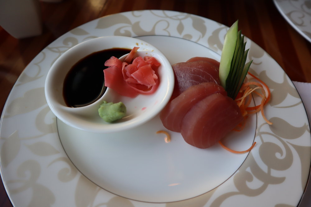 St. Regis Bali – Fresh tuna sashimi