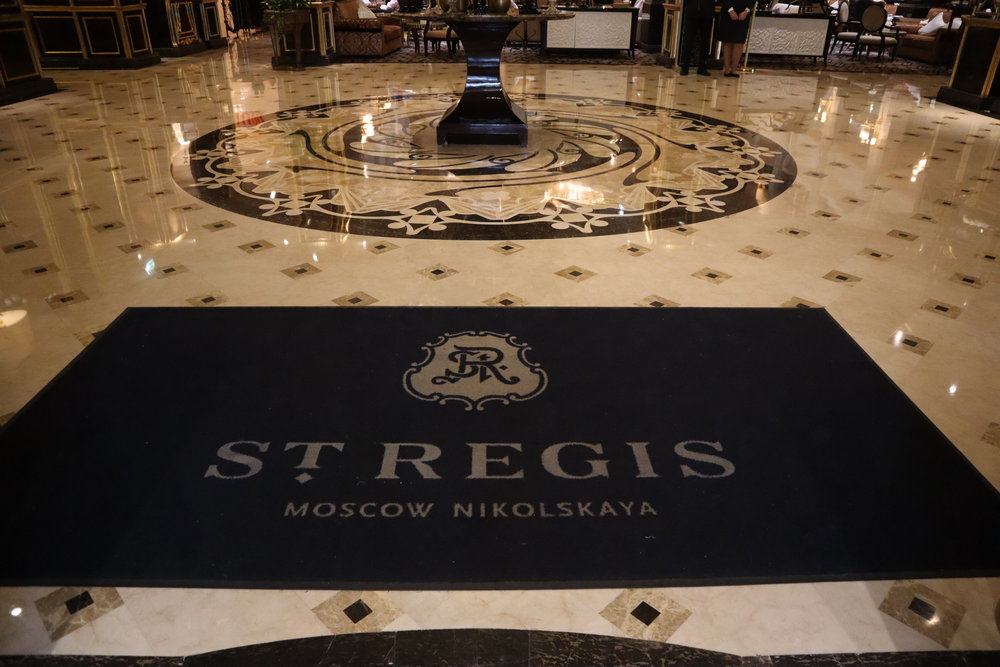 St. Regis Moscow Nikolskaya – Welcome mat