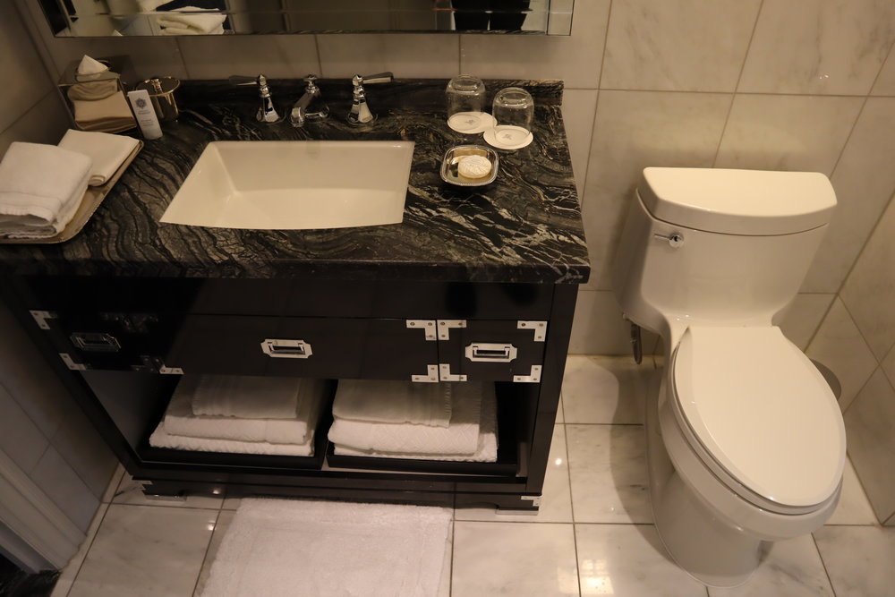 St. Regis Toronto – Two-bedroom suite guest bathroom sink &amp; toilet