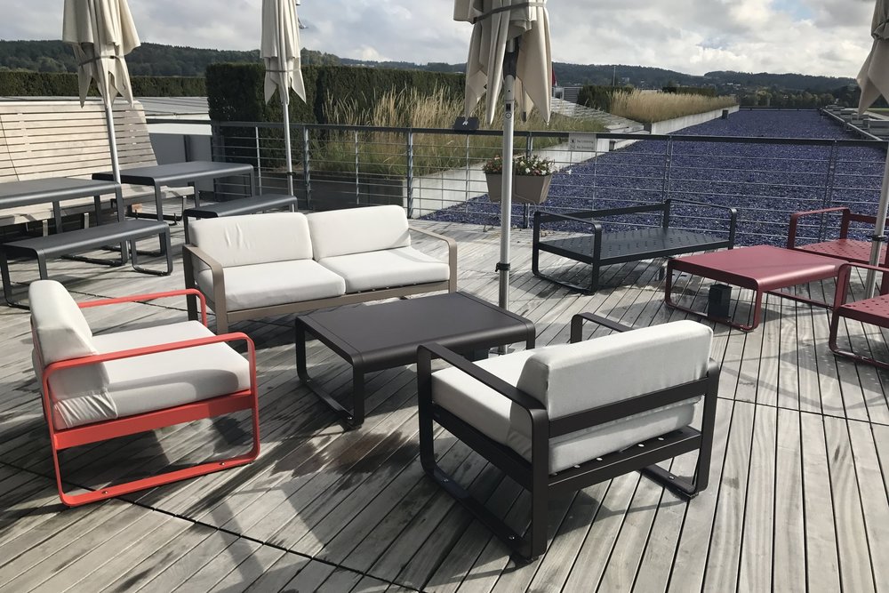 Swiss First Class Lounge Zurich – Patio furniture