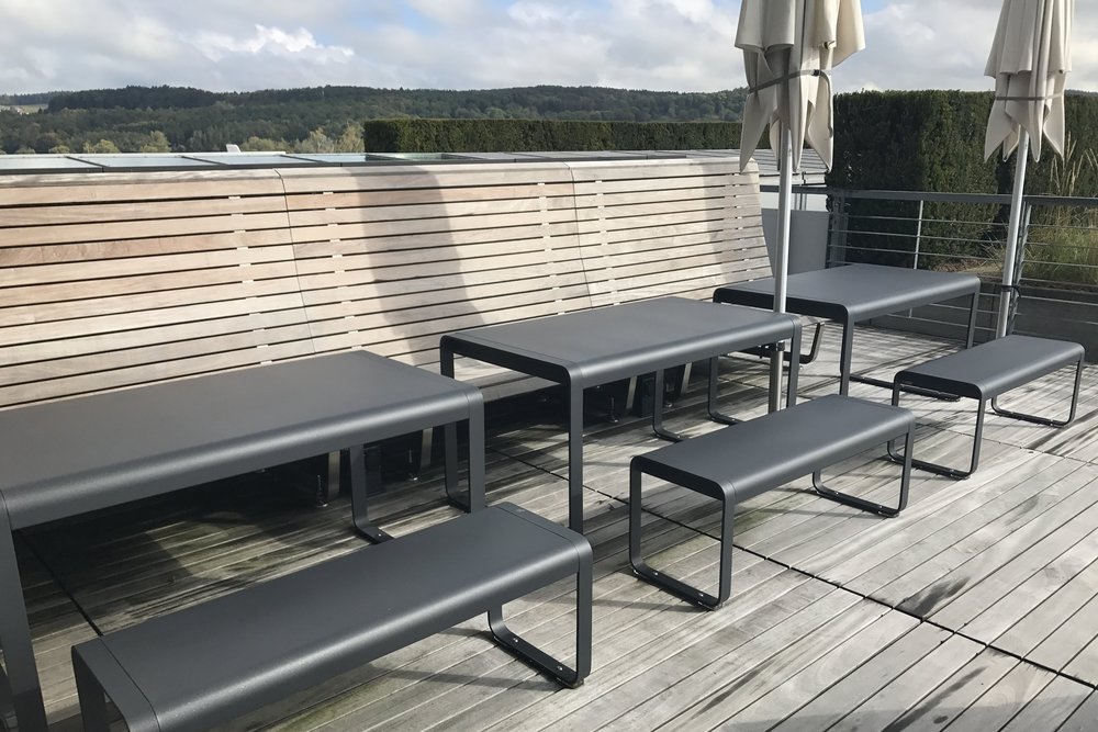 Swiss First Class Lounge Zurich – Patio furniture