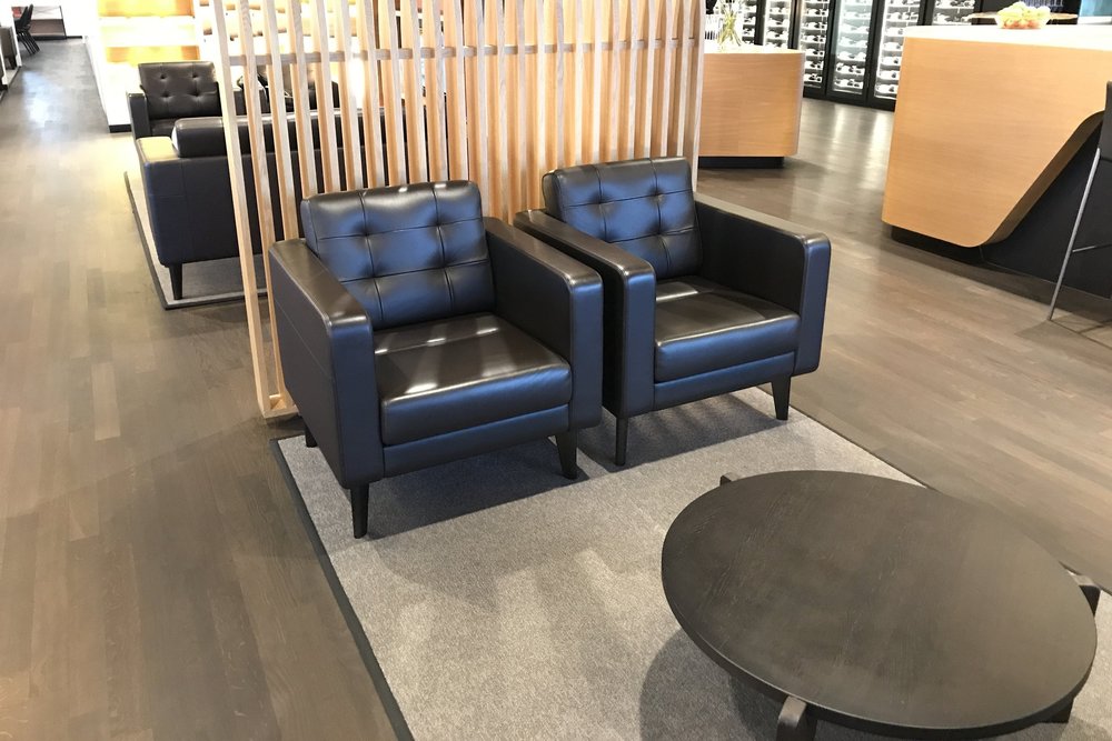 Swiss First Class Lounge Zurich – Seating area