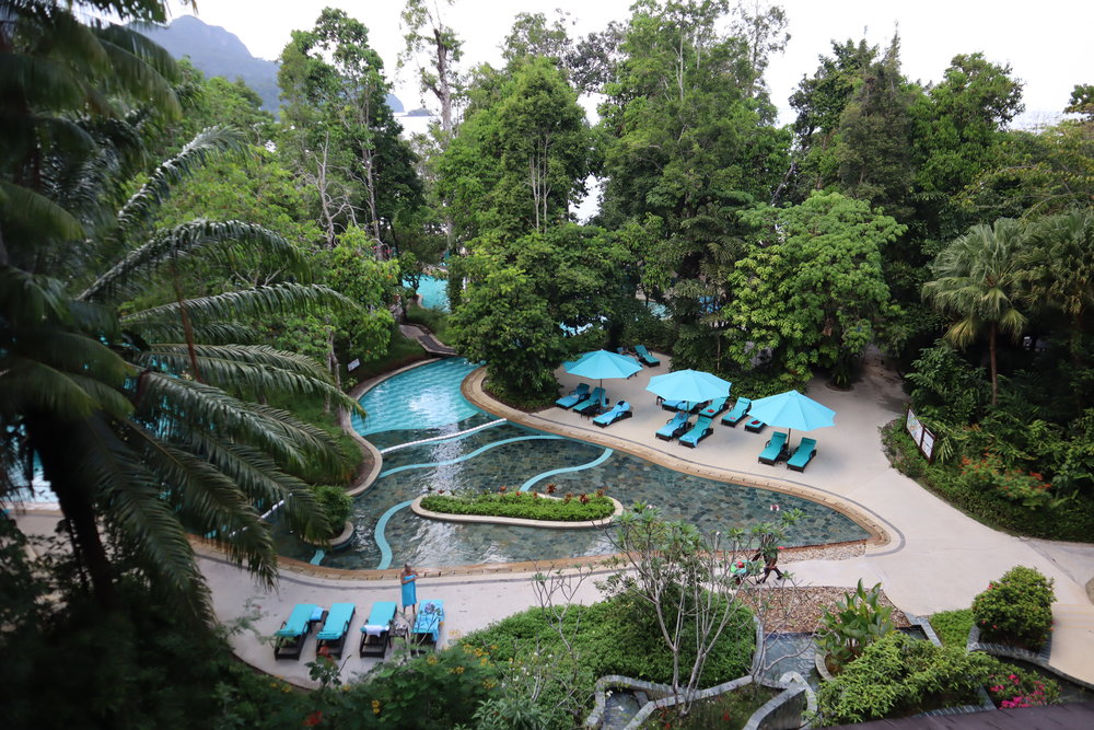 The Andaman Langkawi – View of resort from Jentayu Lounge