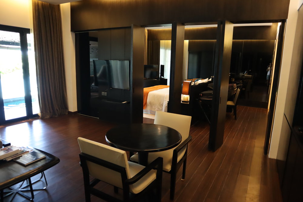 The Andaman Langkawi – Executive Pool Suite dining area