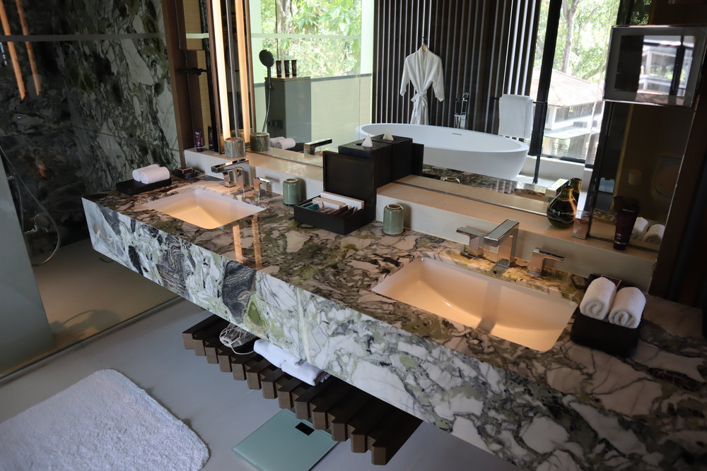 The Ritz-Carlton, Langkawi – Rainforest Junior Suite sinks and mirror