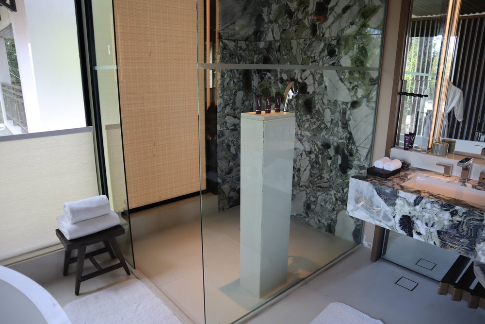 The Ritz-Carlton, Langkawi – Rainforest Junior Suite shower