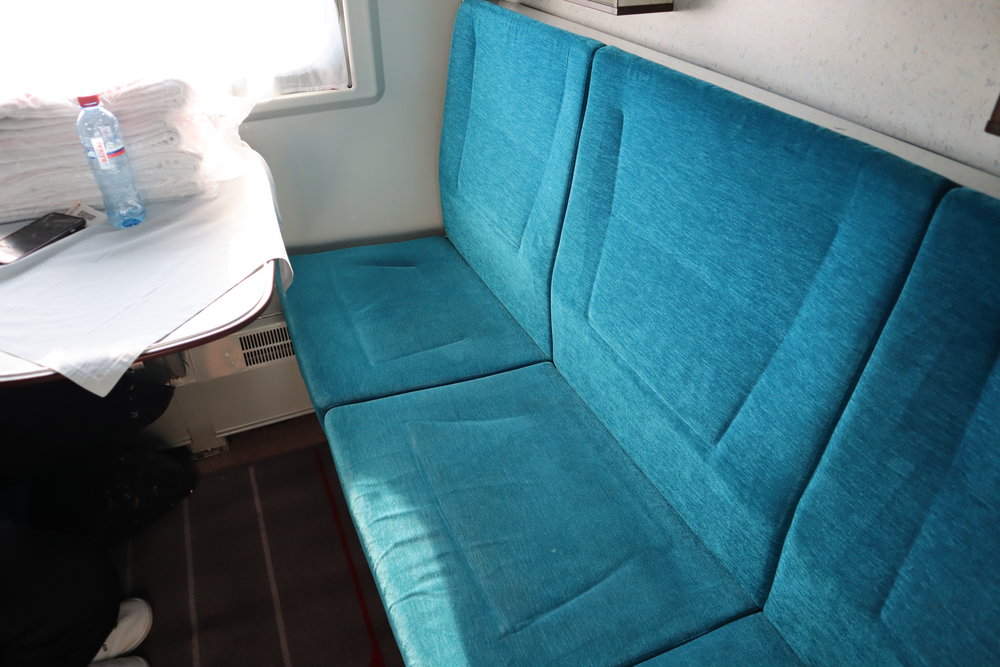 Trans-Mongolian Railway (RZD) Second Class – Lower bunk in seat mode