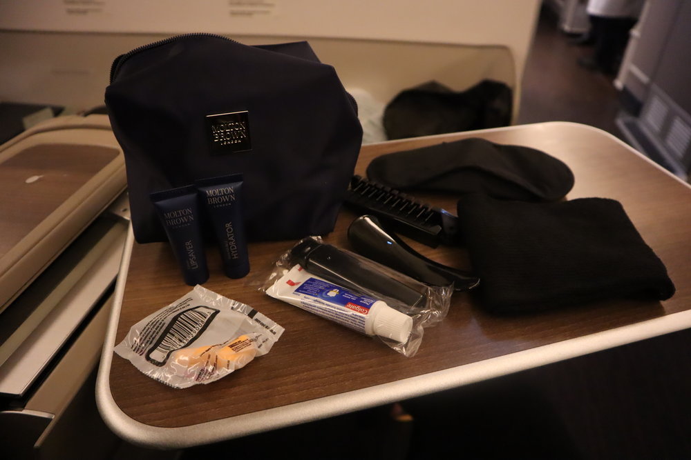 Turkish Airlines 777 business class – Amenity kit