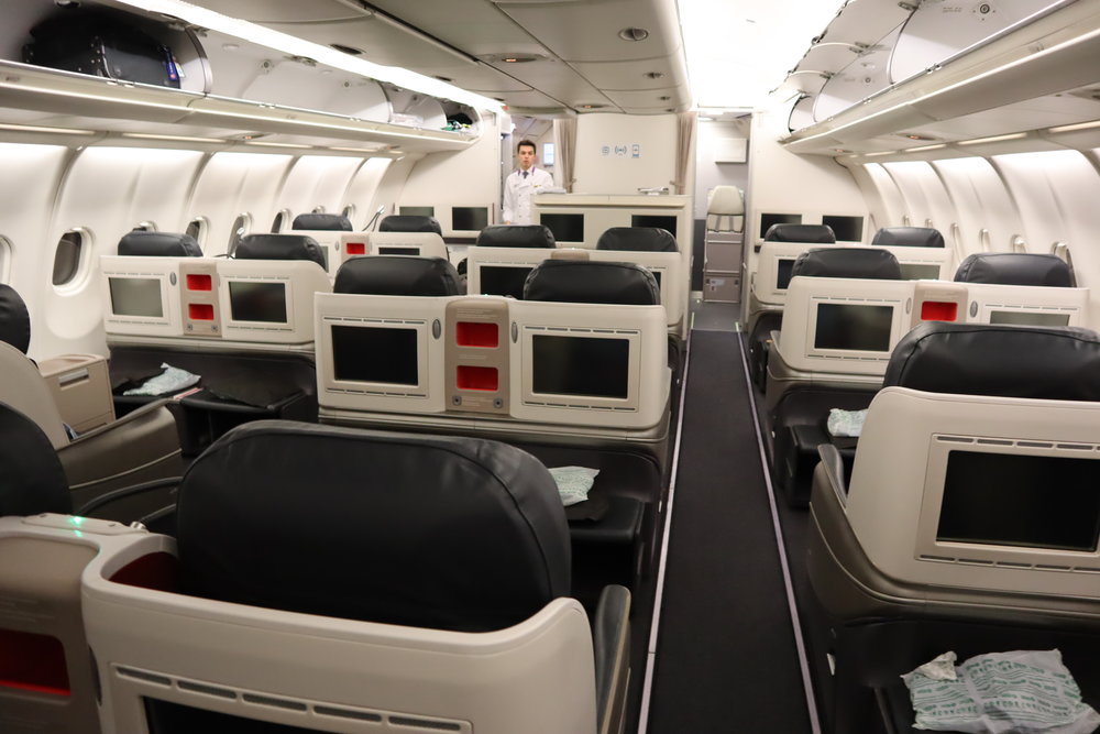 Turkish Airlines A330 business class – Cabin