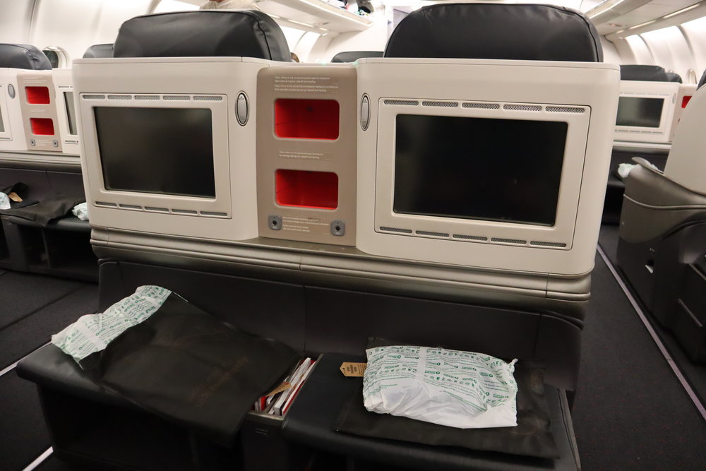 Turkish Airlines A330 business class – Seat pitch