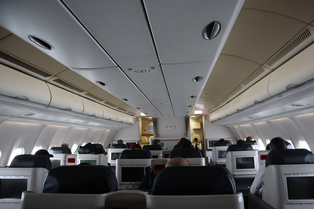 Turkish Airlines A330 business class – Cabin