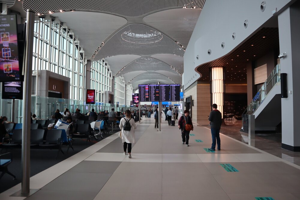 Istanbul New Airport – Departures hall