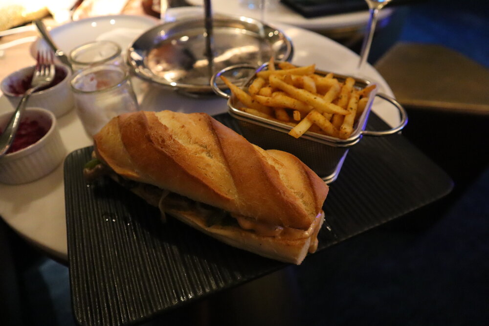 W Amman – Happy Hour steak sandwich