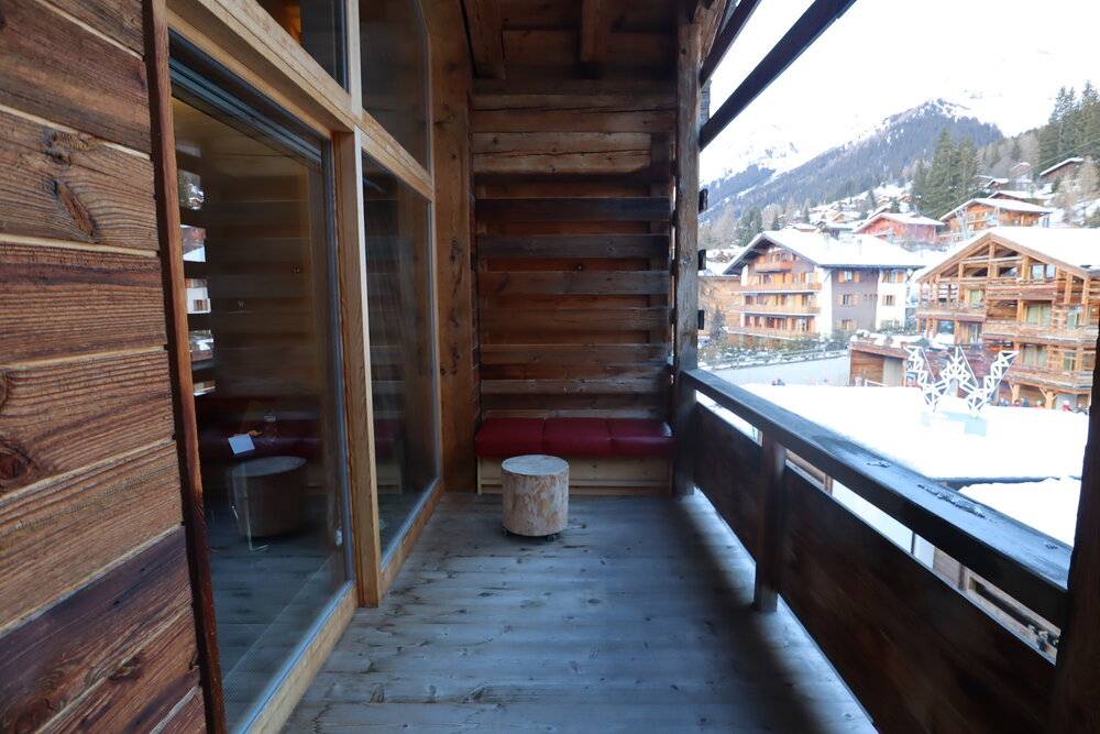 W Verbier – Sublime Suite balcony