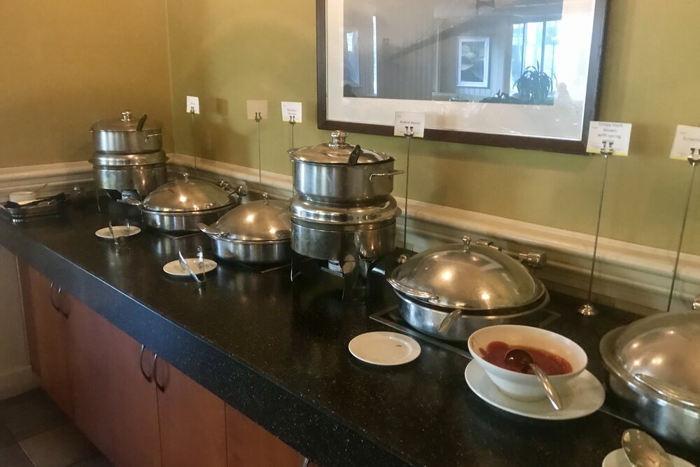 Westin Nova Scotian – Hot breakfast spread