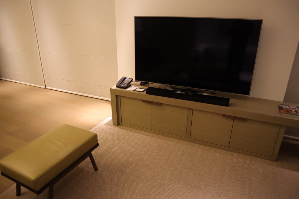 Westin Perth – Westin Suite living area television