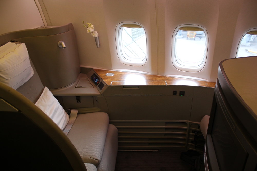 Cathay Pacific First Class seat