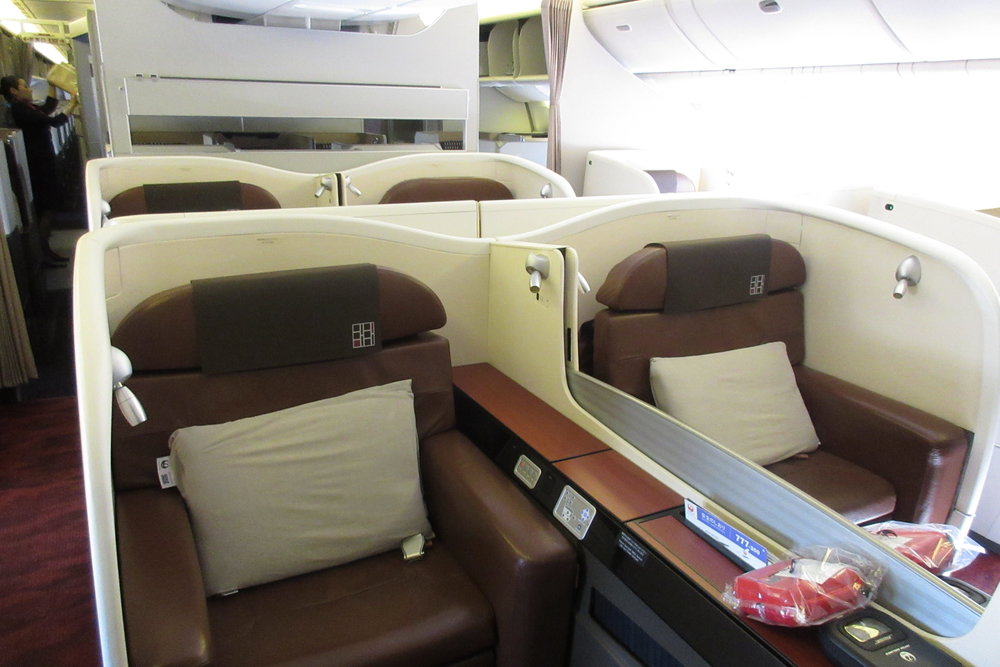 Japan Airlines First Class seat