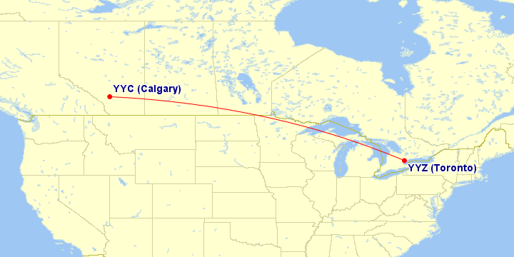 Toronto to Calgary | Prince of Travel | Trip Reports