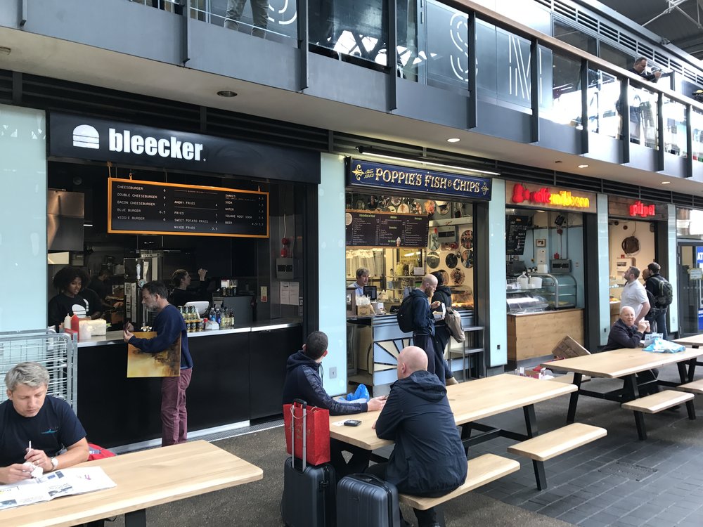 East London – Old Spitalfields Market restaraunts