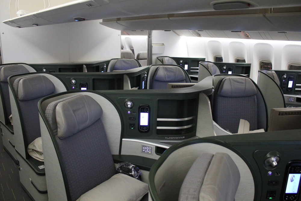 EVA Air business class – Rear cabin