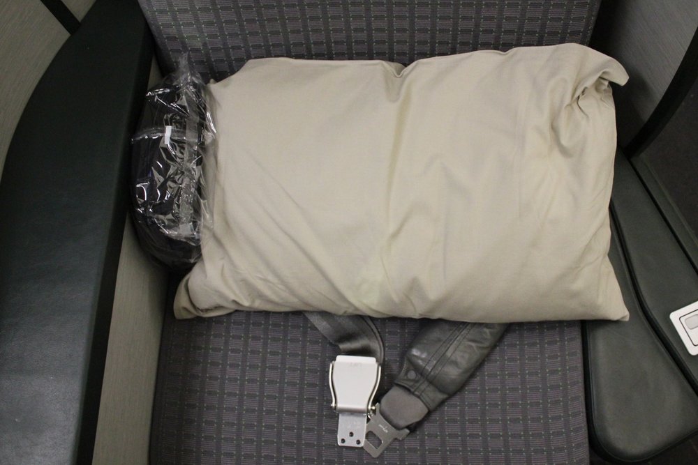 EVA Air business class – Pillow