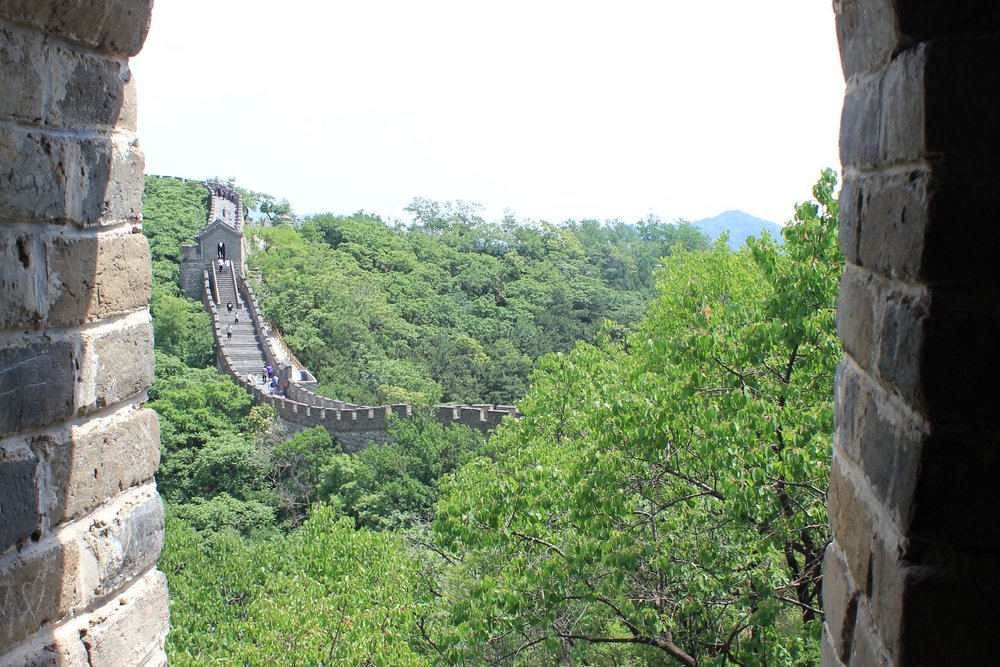 Mutianyu Great Wall – View from watchtower lookout