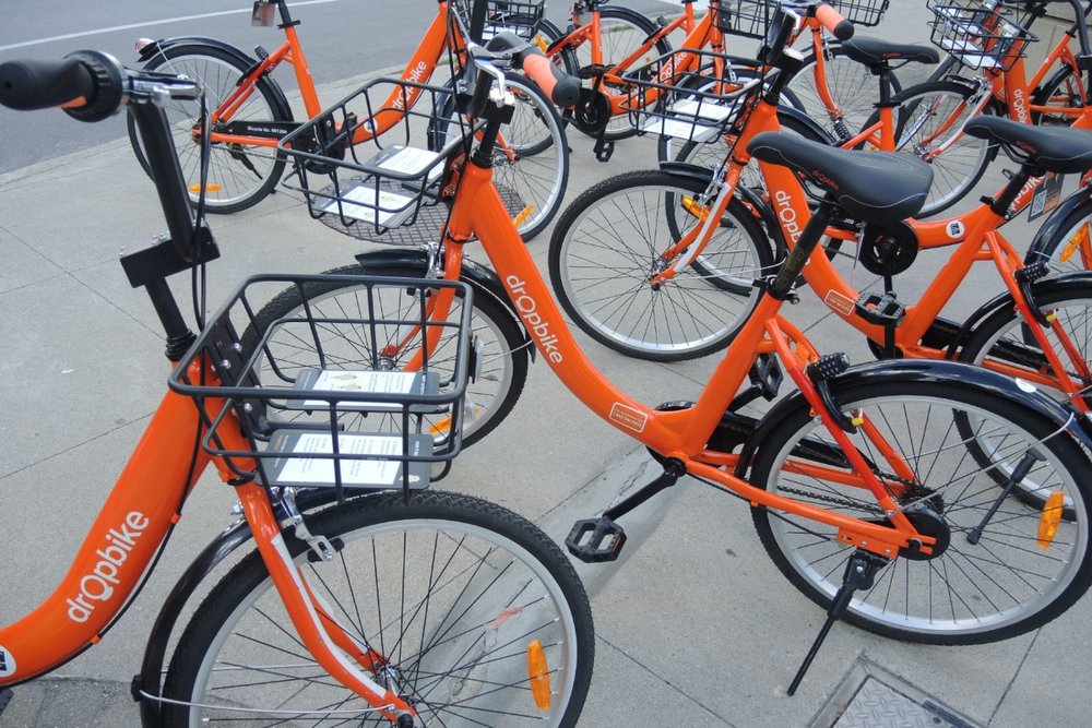 Dropbike bicycles in Toronto