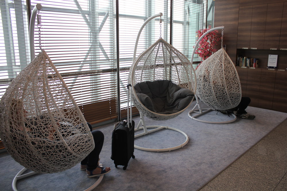 LOT Business Lounge Warsaw – Hammock seats