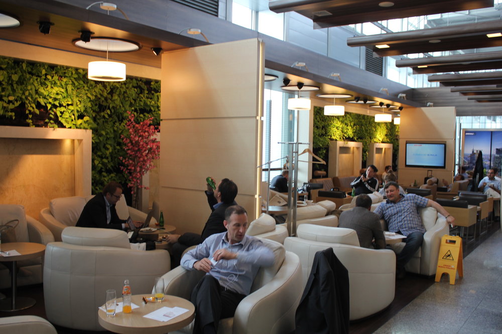 LOT Business Lounge Warsaw – Seating area