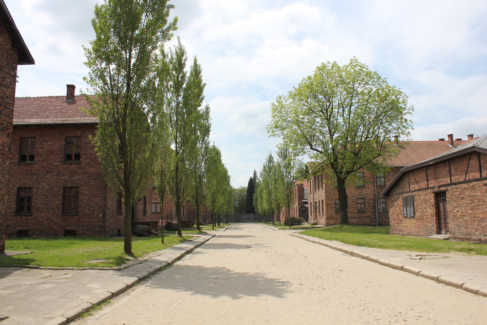 The barracks at Auschwitz I