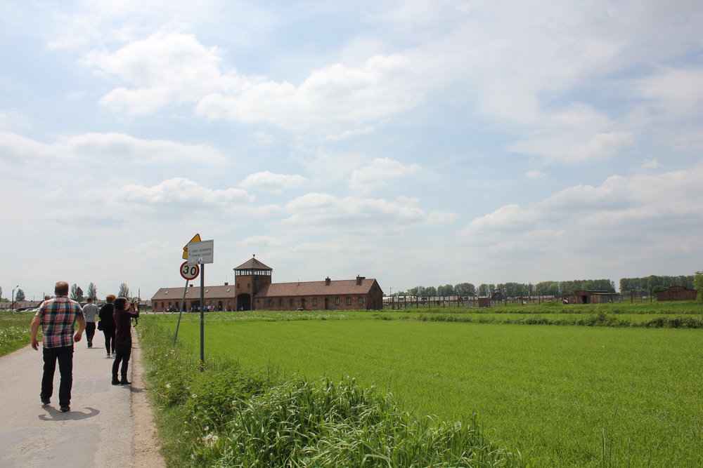 The walk to Auschwitz II–Birkenau