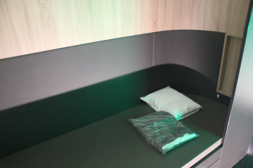 The Loft by Brussels Airlines – Nap box amenities