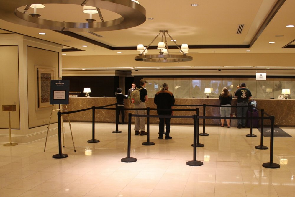 Sheraton Seattle – Check-in area