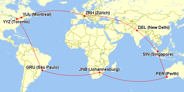 Aeroplan Redemption Six Continents | Prince of Travel | Miles &amp; Points