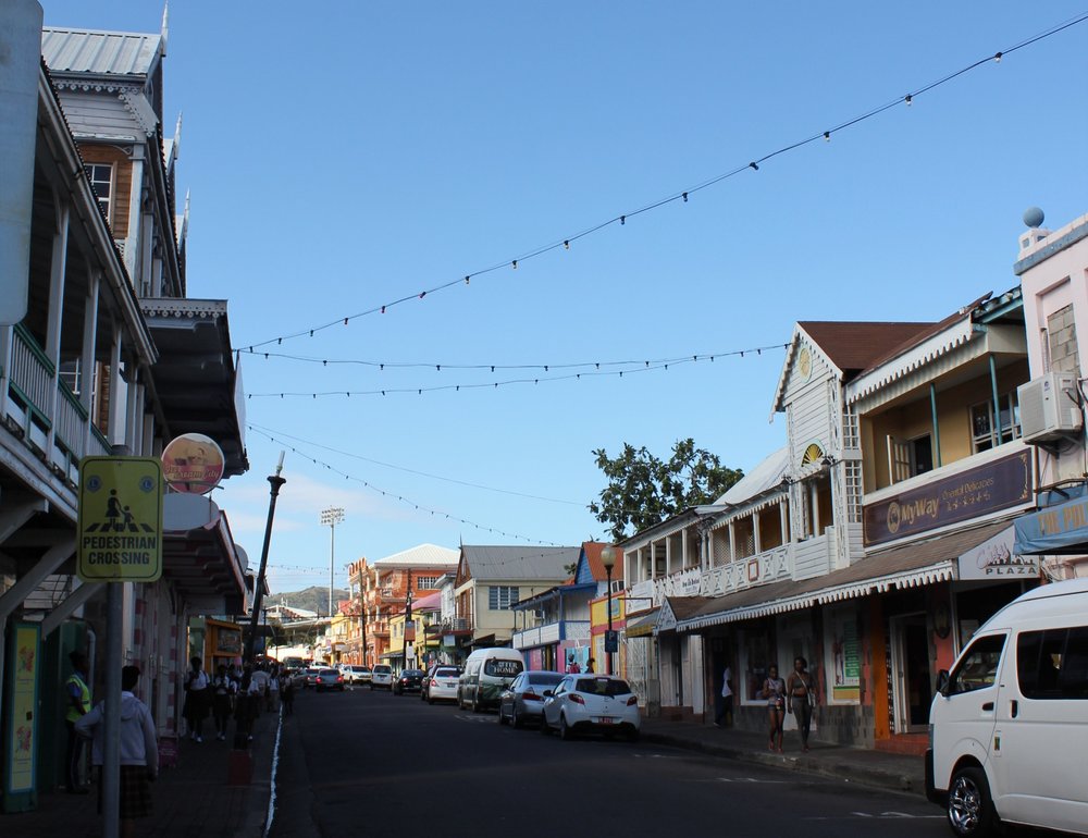 Downtown Basseterre – Main street