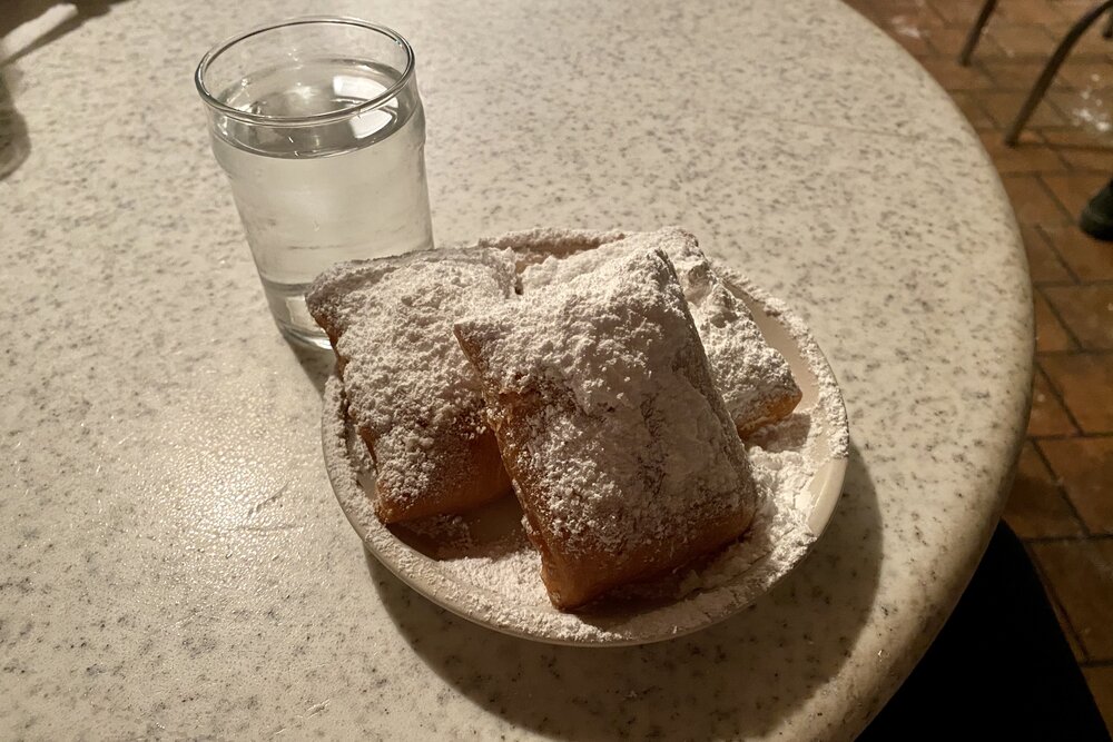 Beignets at Cafe du Monde