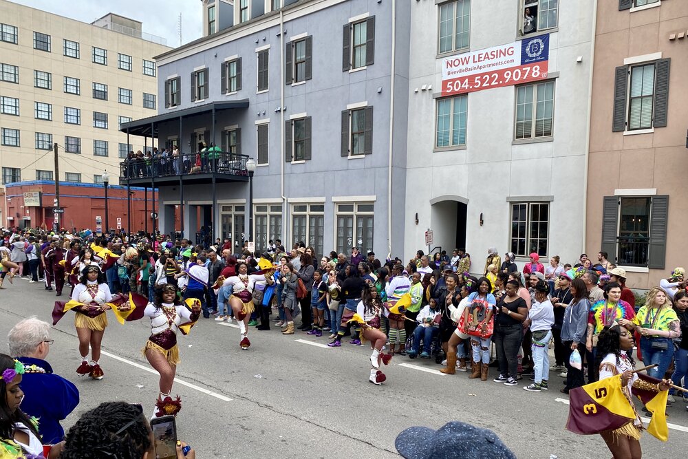 Mardi Gras parade in New Orleans